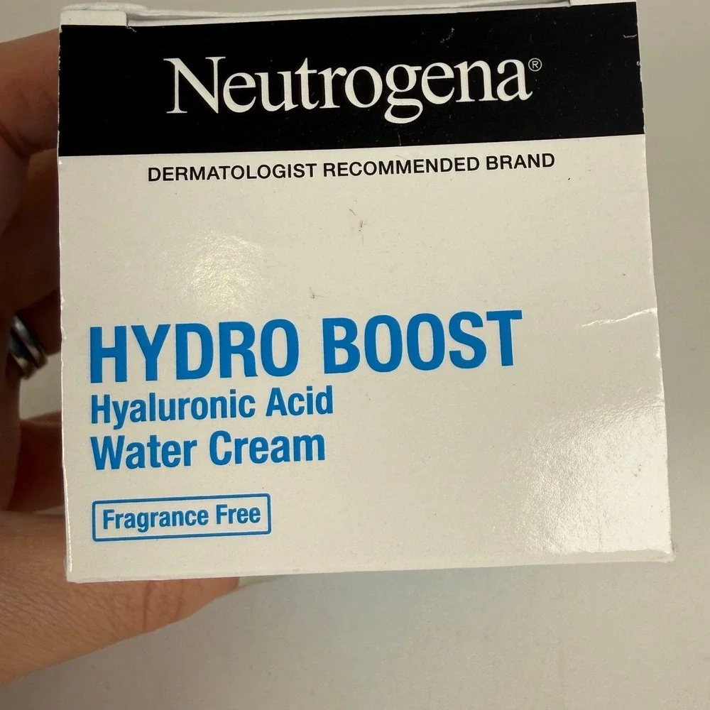 Neutrogena Water‎ Cream Hydro Boost Hyaluronic Acid Fragrance Free 1.7oz New